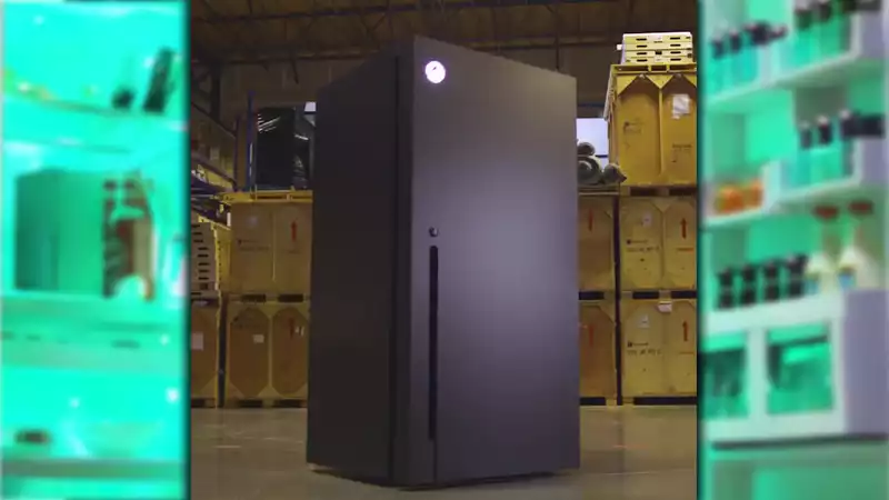 This Xbox Series X refrigerator is a "win" prize.