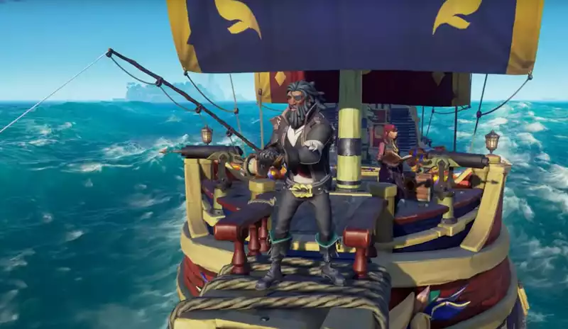 The sightless captain of the Sea Of Thieves sails with the help of call-outs and hurdy-gurdy.