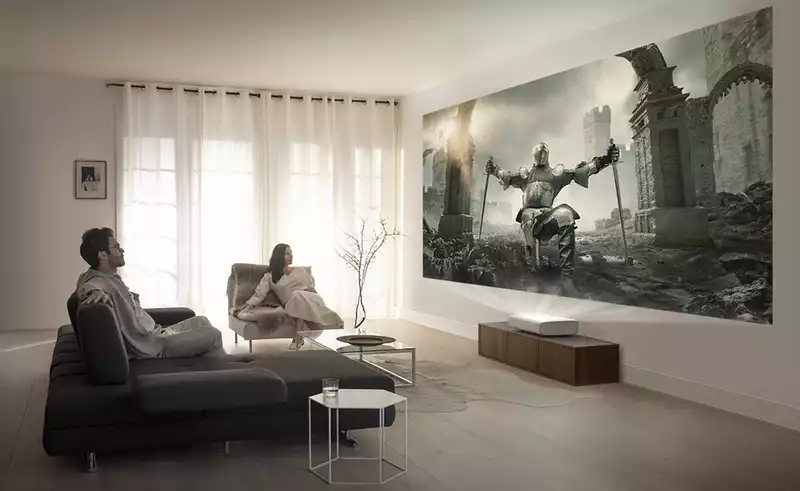 Samsung's 4K triple laser projector is fantastic!