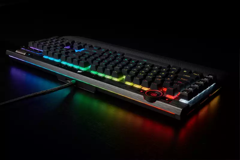 Corsair's gaming keyboard has a new king: the Corsair K100.