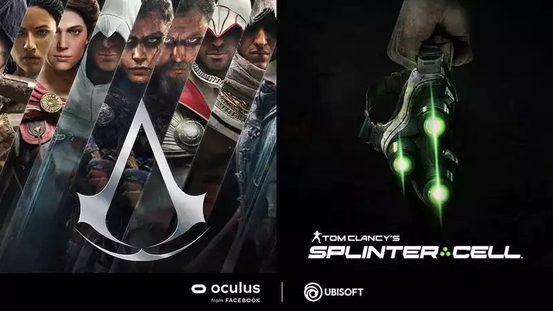 Ubisoft Announces New "Splinter Cell" and "Assassin's Creed" Games for Oculus VR