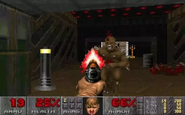 Doom is testing with a pregnancy test.