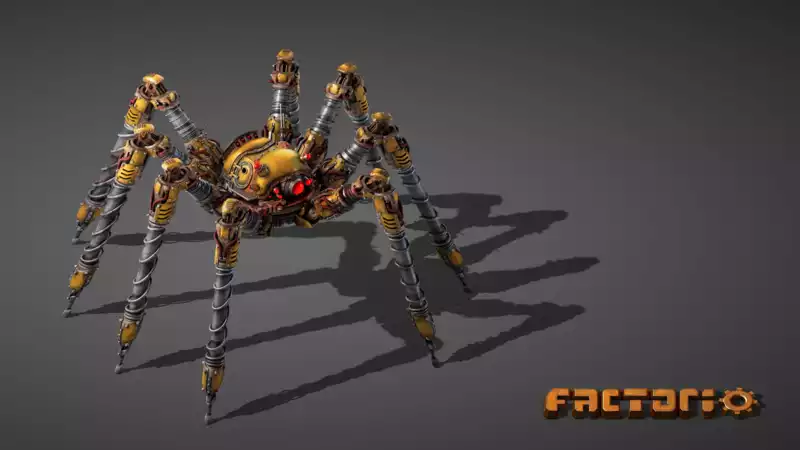 Factorio's New Spider Robot with Attractive Extendable Legs