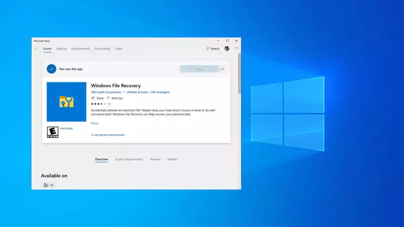 Microsoft quietly releases its own undelete utility for Windows 10