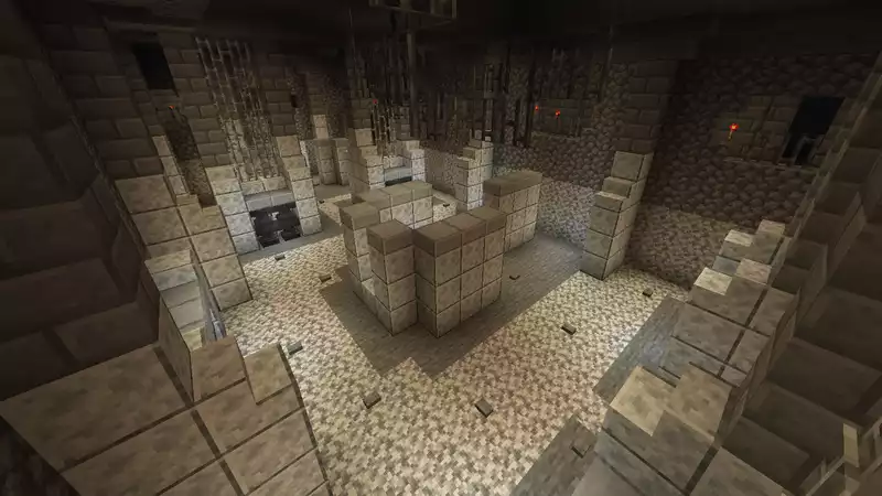 Warzone camp recreated in Minecraft