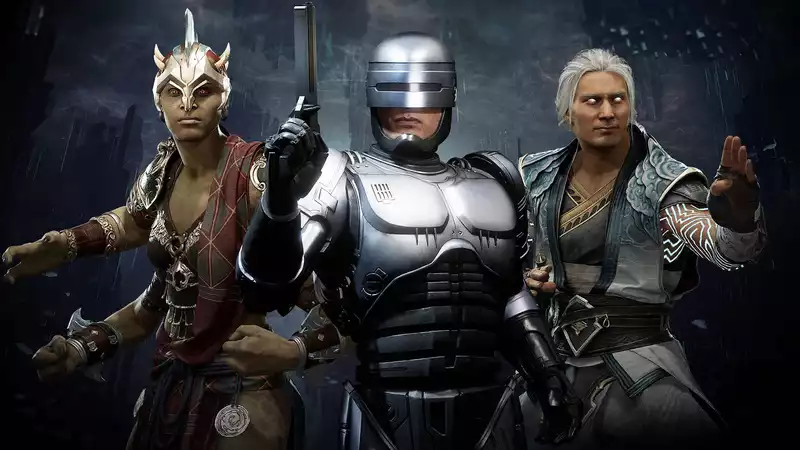 Robocop appears in the new "Aftermath" expansion for Mortal Kombat 11.