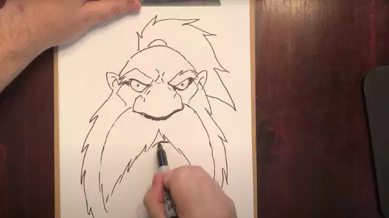 Learn how to draw dwarves and orcs from Warcraft icon Samwise Didier!