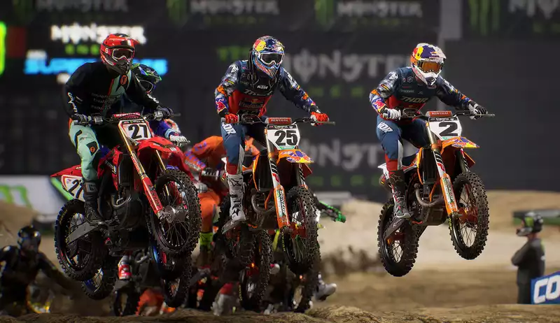 Stadia Adds Monster Energy Supercross 3, But Higher than Steam