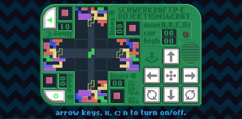 A puzzle game with a very long name that lets you play four Tetris games at once