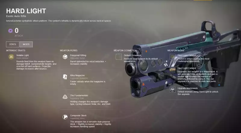 Destiny 2's 'Hard Light' Nerfed