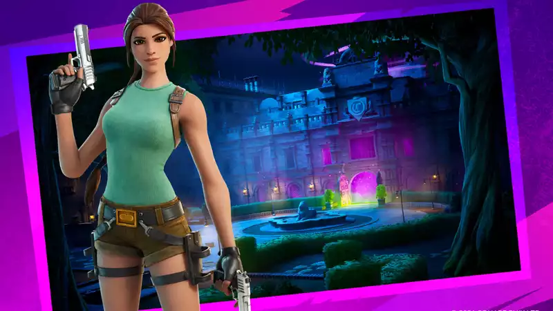 Fortnite's "Croft Mansion" Level Looks Pretty Cool, Gives Away Free Items