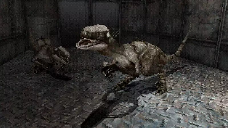 PlayStation-inspired Dinoslay FPS as it was in 1998.