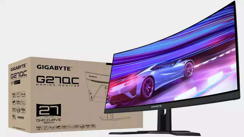 Play fast with this 27" curved 1440p FreeSync Premium monitor.