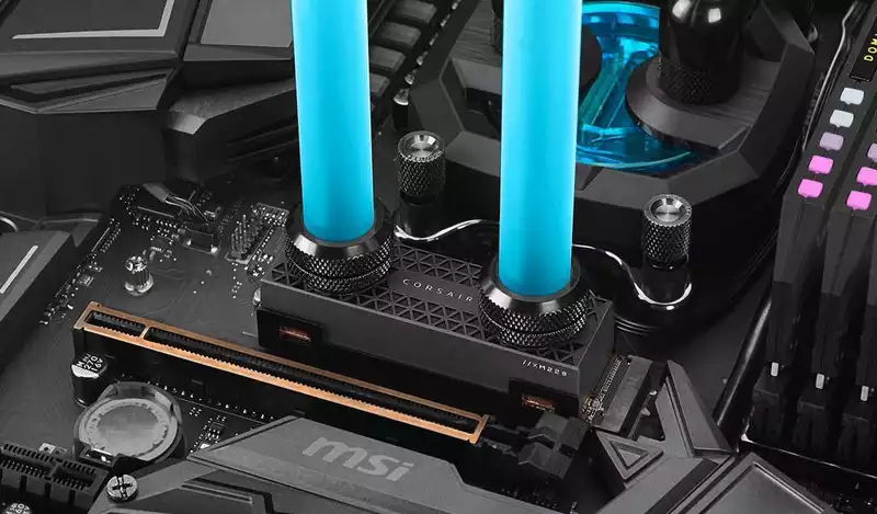 Corsair's MP600 Pro Hydro X ultra-fast SSD comes with a dedicated water block