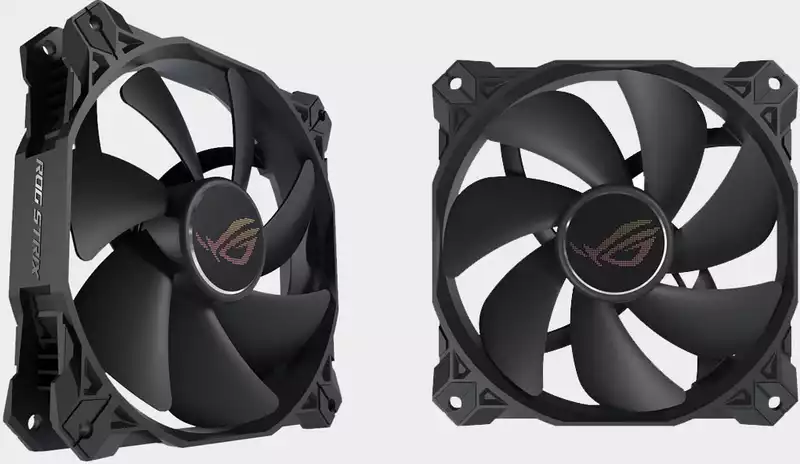 Asus will release its "whisper-quiet" ROG Strix PC case fans in April.