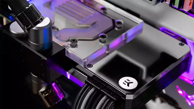 EK's back-plate water block turns a GPU into a liquid cooling sandwich