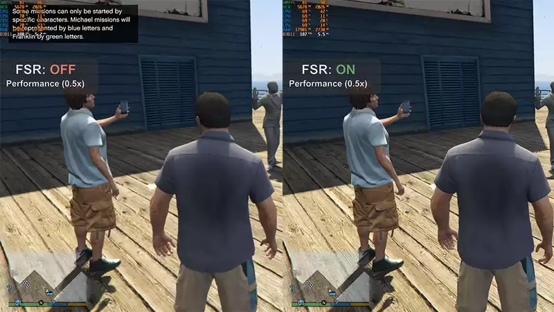 Fan mod adds AMD's FidelityFX super resolution to GTA V, can you tell the difference?