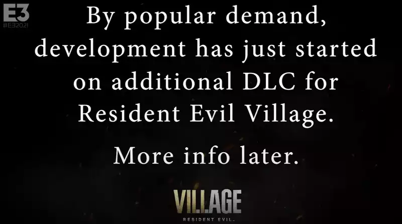 Resident Evil Village DLC in development "by popular demand".