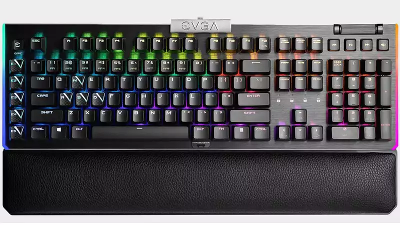 EVGA keyboard with optical mechanical key switches heavily discounted to $85