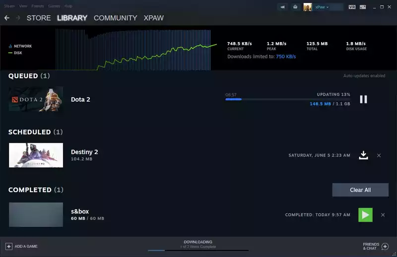 This appears to be the sexy new look of the Steam download page.