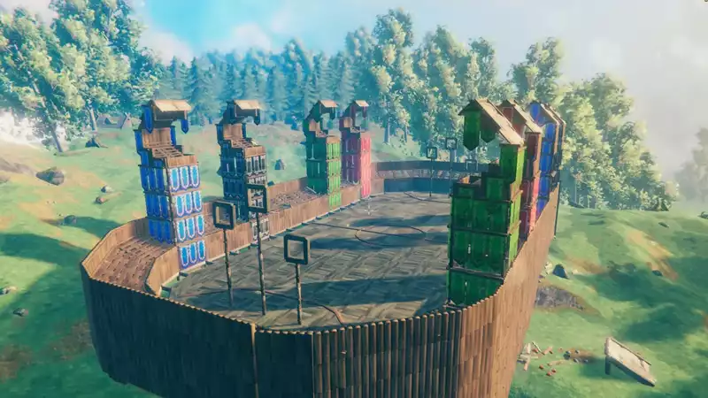 The wizards of this building have recreated Hogwarts in Valheim.