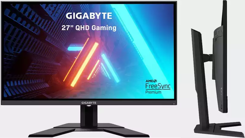 We love Gigabyte's 27" 1440p FreeSync monitor.