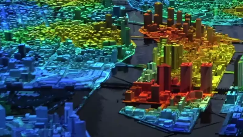 78-foot AR Model of Tokyo Looks Like Real-Life Cities: Map of the Skyline