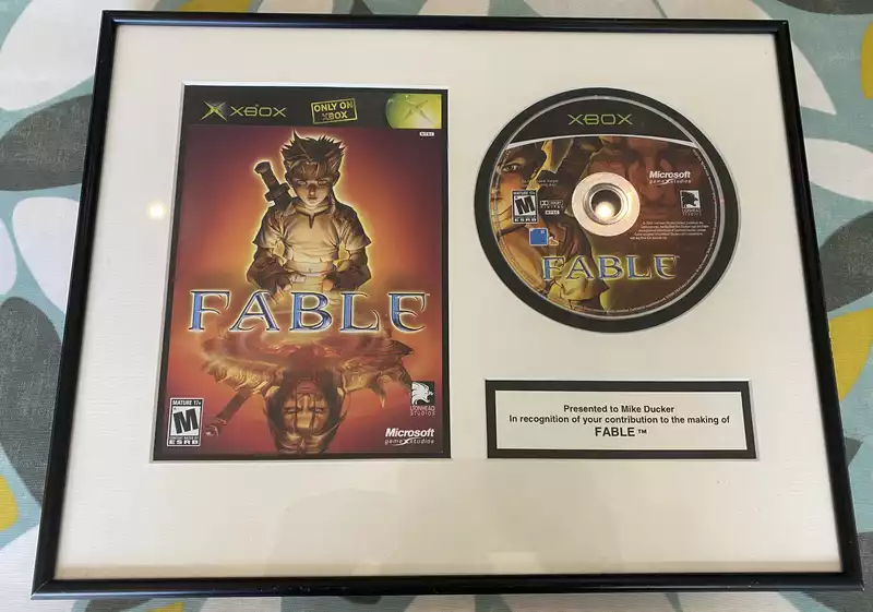 Former Fable developer reunited with commemorative plaque lost 12 years ago at eBay auction