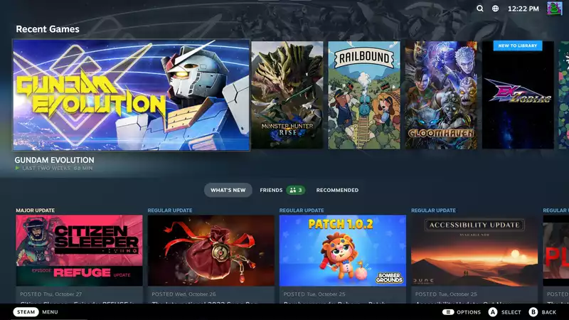 Steam Deck's new UI is finally available in desktop Big Picture mode