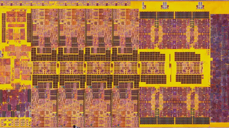 Oh, sorry, I was just admiring the gorgeous die shot of the Intel Core i9 13900K.