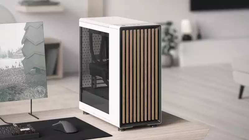 New PC case with fractal design: part wood