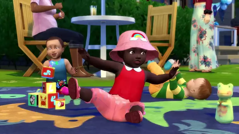 The Sims 4 "toddler stretch" bug terrorizes players with unusually long babies.