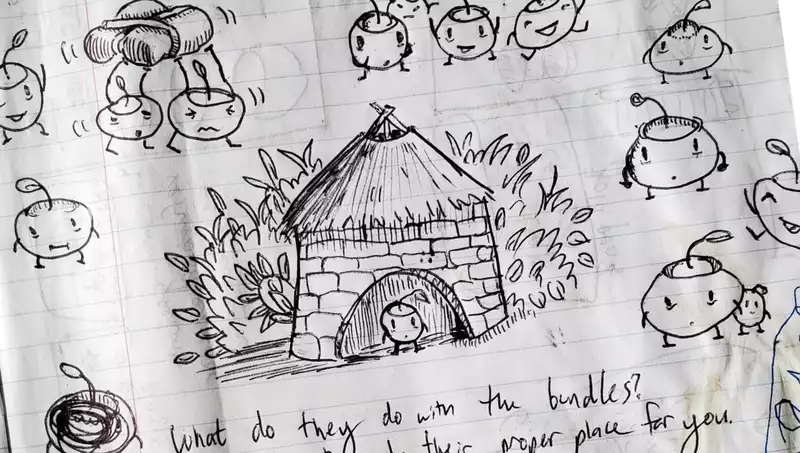 The creators of "Stardew Valley" tweeted an early concept doodle.