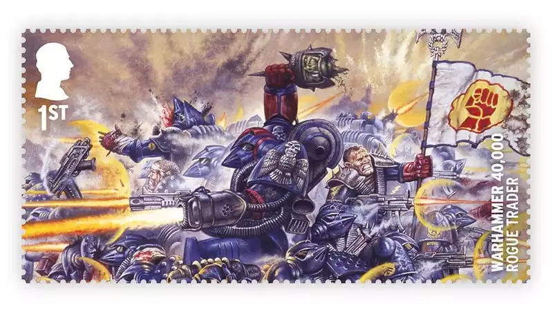 Warhammer and stamp collecting collide in Royal Mail's latest collection