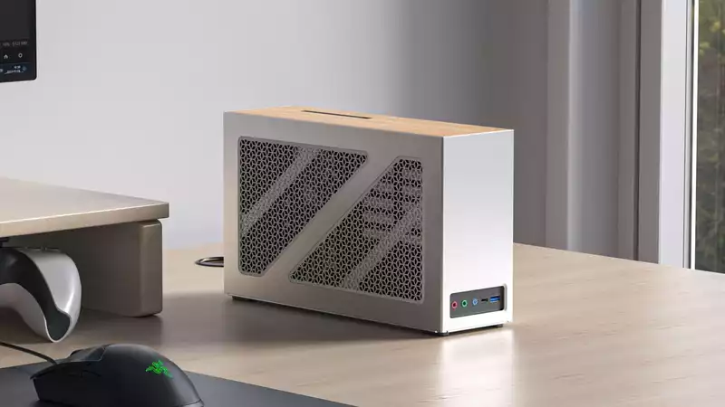 Minisforum's new mini-ITX PC allows GPU to be mounted on top of the case