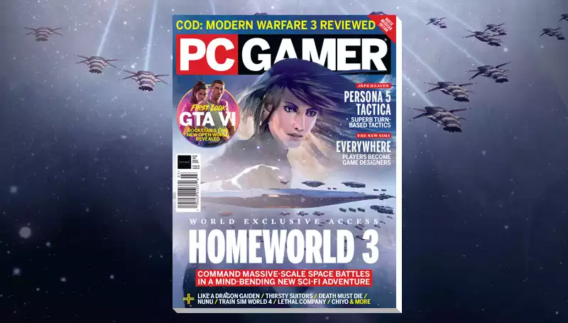 The latest issue of PC Gamer magazine is out now: Homeworld 3.