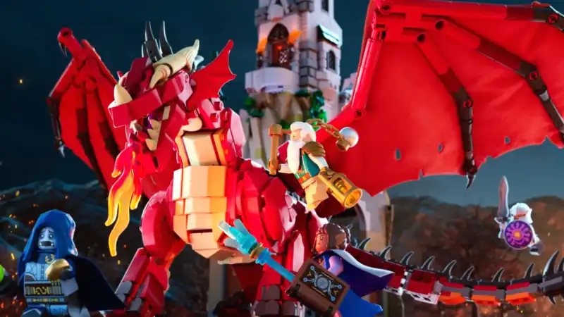 Lego included a custom-made TTRPG adventure in the 3,745-piece D&D set.