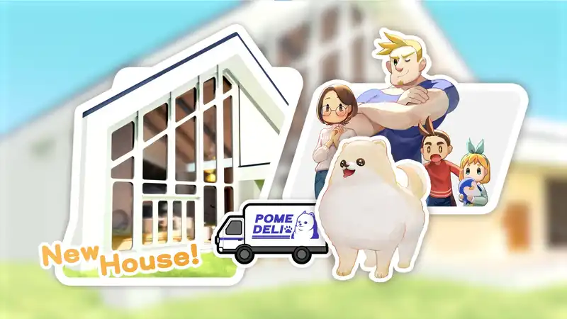 Namco Bandai delivers three free games, one of which is a super messy dog that makes a mess of your house