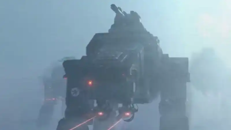 The giant walkers are back in "Helldivers 2".