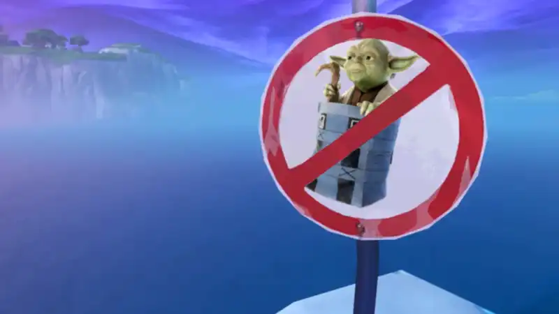 Fortnite prohibits Yoda from turning into green spaghetti to crash the game