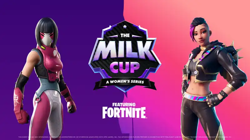 The dairy-sponsored Women's Fortnite tournament, known as the “Milk Cup,” will award the “largest women's esports prize pool in North America” this year.